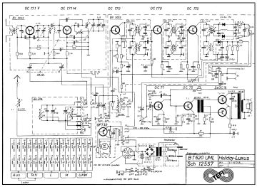 Tefi-BK60 UKW_BK60 VHF_BK60_BT620_BT620 UML_Holiday Luxus-1960.Radio preview